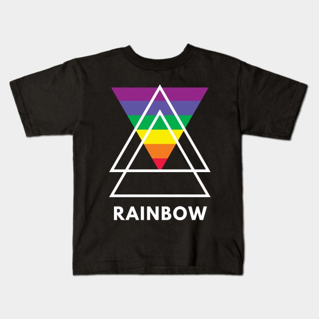 Rainbow Kids T-Shirt by Astroidworld